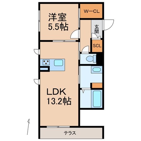 和歌山駅 徒歩10分 1階の物件間取画像